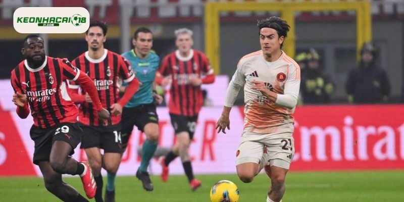 Soi kèo chuẩn chỉ trận đấu giữa AC Milan vs AS Roma tại Serie A