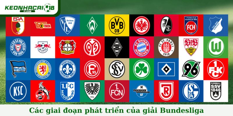 Các giai đoạn phát triển của giải Bundesliga