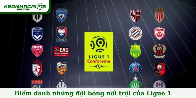 Điểm danh những đội bóng nổi trội của Ligue 1
